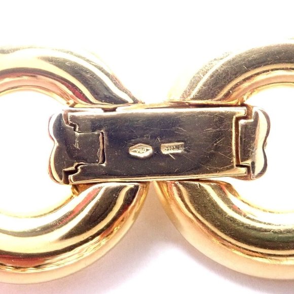 Rare! Authentic Cartier Trinity 18k Multi Color Gold Round Link Necklace - Picture 5 of 9